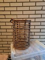 Licht bruin windlicht (van riet), Ophalen, Overige materialen, Zo goed als nieuw, Bruin