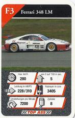 Kw2106 autokaartje autosport ferrari 348 lm (f3), Ophalen of Verzenden, Zo goed als nieuw, Auto's