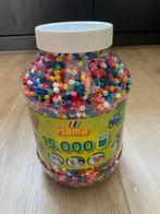 Groot Hama strijkkralen pakket; kralen, platen en boekje, Hobby en Vrije tijd, Knutselen, Ophalen of Verzenden, Gebruikt, Materiaal