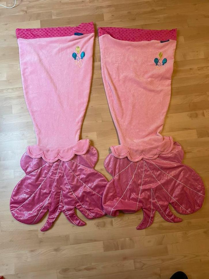 Blankie tails zeemeermin fleece “slaapzak”, Huis en Inrichting, Woonaccessoires | Plaids en Woondekens, Zo goed als nieuw, Ophalen of Verzenden