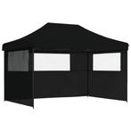 Partytent inklapbaar pop-up met 3 zijwanden groen'., Opvouwbaar, Partytent, Minder dan 4 meter, Nieuw