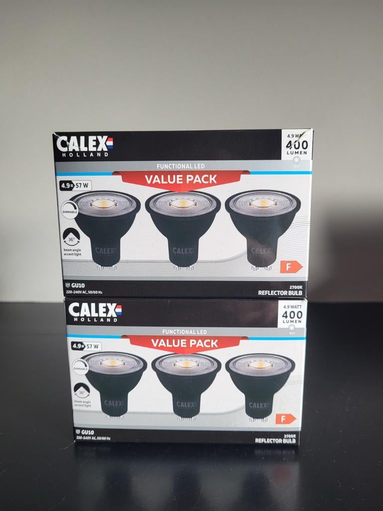 Calex LED Lampen Value Pack GU10, Ophalen, Led-lamp, Soft of Flame, 60 watt of meer