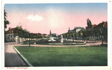 959855 Arnhem Janssingel Gld 1925 Postzegel afgeweekt beschikbaar voor biedingen