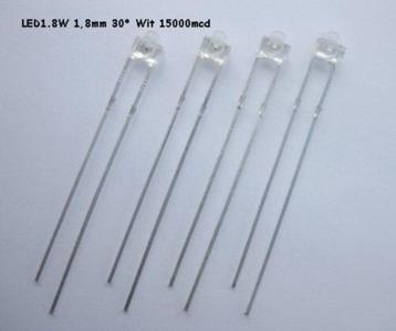MTHO - 10 stuks lichtdiode helder incl. weerstand (177) beschikbaar voor biedingen