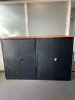 2 Archief Roldeurkasten - 92x42x125cm - Gebruikte Staat, Huis en Inrichting, Ophalen, Gebruikt, 100 tot 150 cm, 50 tot 100 cm