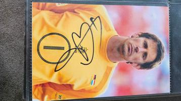 10x15cm foto originele handtekening Van der Sar Nederland beschikbaar voor biedingen