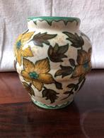 Prachtige vaas Plateelbakkerij Zuid-Holland, Gouds plateel, Antiek en Kunst, Ophalen of Verzenden