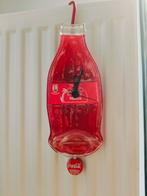 Coca Cola glazen wandklok goed lopend btrij slinger uurwerk, Ophalen, Gebruiksvoorwerp