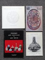 4 boekjes over franse keramiek, Palissy, nevers, Art Deco, Verzenden, Gebruikt