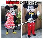 Minnie en mickey samen huren acteur kostuum pak mascotte, Ophalen, Zo goed als nieuw, Versiering, Verjaardag