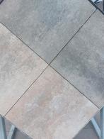 Aanbieding terrastegels 60x60x4m bruin en grijs nuance, Ophalen, Nieuw, 10 m² of meer, Beton