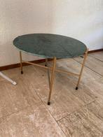 Marmeren Salontafel, Huis en Inrichting, Overige materialen, Gebruikt, 55 tot 75 cm, Ovaal