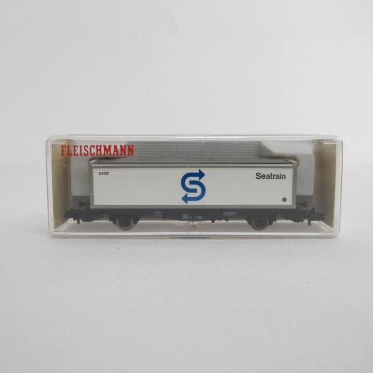 Fleischmann	8240 Container/containerdraagwagen OVP N, Hobby en Vrije tijd, Modeltreinen | N-Spoor, Gebruikt, Wagon, Gelijkstroom