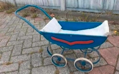 Antieke oude metalen poppen kinderwagen, Kinderen en Baby's, Kinderwagens en Combinaties, Gebruikt, Overige merken, Ophalen of Verzenden