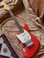 2021 Fender jag-stang fiesta red linkshandig, Ophalen, Zo goed als nieuw, Solid body, Fender