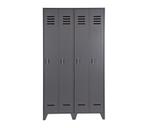 Woood ‘Stijn’ lockerstijl kledingkast, Ophalen, 100 tot 150 cm, 25 tot 50 cm, Gebruikt