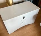 Witte houten opbergkist, Minder dan 50 cm, Gebruikt, 50 tot 100 cm, 50 tot 75 cm