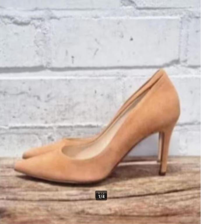 Frida - Prachtige suedeleren pumps maat 38 - Nieuw €190, Kleding | Dames, Schoenen, Pumps, Frida, Nieuw, Ophalen of Verzenden