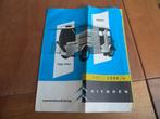 Folder Citroen 850 bestelauto, Citroen H 11-1956, Gelezen, Ophalen of Verzenden, Citroën, Citroën
