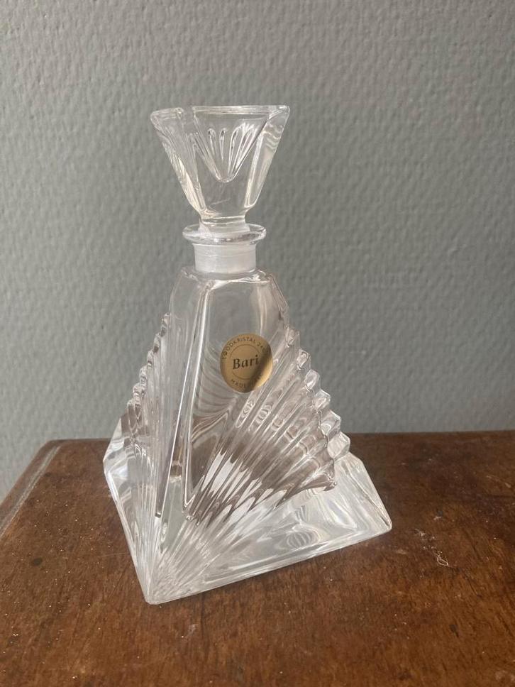 Parfum karafje Bari, Antiek en Kunst, Antiek | Glas en Kristal, Ophalen of Verzenden