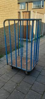 Fijne rolcontainer met rem, 100 liter of meer, Ophalen, Gebruikt, Transportkar