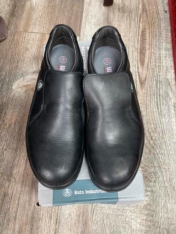 Bata instappers veiligheidsschoenen mt 41 leer nieuw  beschikbaar voor biedingen