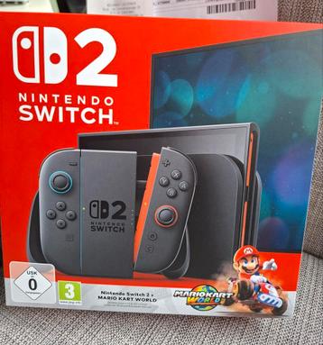 Nintendo Switch 2 + Mario Kart + BON (SEALED/ NIEUW IN DOOS) beschikbaar voor biedingen