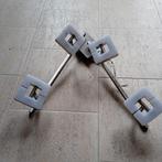 Mooie (Duitse) vintage plafondlamp met Vierkante Accenten, Ophalen of Verzenden, Gebruikt, Metaal, Modern