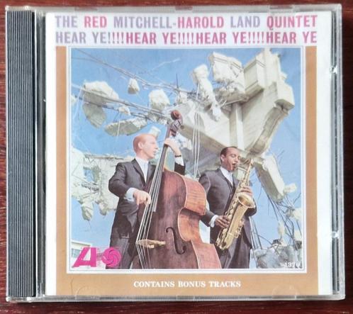 The Red Mitchell-Harold Land Quintet– Hear Ye!!!, Cd's en Dvd's, Cd's | Jazz en Blues, Zo goed als nieuw, Jazz, 1960 tot 1980