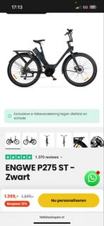Elektrische Fiets - engwep275st, Fietsen en Brommers, Elektrische fietsen, Gebruikt, 51 tot 55 cm, 50 km per accu of meer, Ophalen