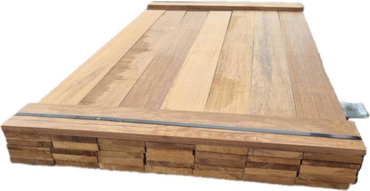Hardhouten planken geschaafd 2.2x14.5 cm - nr: HP220, Tuin en Terras, Palen, Balken en Planken, Nieuw, Planken, 250 cm of meer