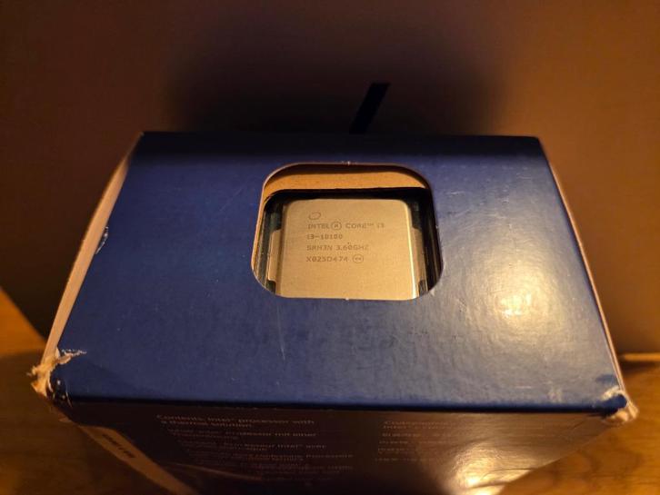 Intel Core i3-10100 Boxed, Computers en Software, Processors, Gebruikt, 4-core, 3 tot 4 Ghz, Ophalen