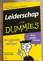 M. Loeb - Leiderschap voor Dummies, Boeken, M. Loeb; S. Kindel, Ophalen of Verzenden, Zo goed als nieuw, Overige onderwerpen
