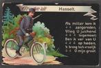 hasselt groeten uit fantasiekaart, Verzenden, Voor 1920, Gelopen, Overijssel