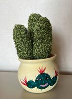 Gehaakte cactus totaal 13cm, potje is 6cm, Ophalen of Verzenden, Cactus, Minder dan 100 cm