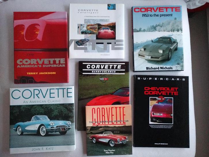 8 boeken over Chevrolet Corvette, zo goed als nieuw, Boeken, Auto's | Boeken, Zo goed als nieuw, Chevrolet, Ophalen of Verzenden