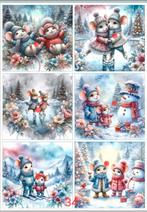 Kerst muizen knipvellen, Ophalen of Verzenden, Nieuw, Kerst, Knipvel
