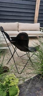 vlinderstoel, Huis en Inrichting, Stoelen, Ophalen, Gebruikt, Zwart, Metaal