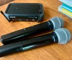 Shure PGX4 + 2 Shure PGX2 PG58 Draadloze microfoons izgs, Ophalen of Verzenden, Zo goed als nieuw, Zangmicrofoon, Draadloos
