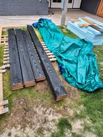 Zwarte Douglas Zweeds Rabat houten planken, Doe-het-zelf en Verbouw, Hout en Planken, Ophalen, Minder dan 25 mm, Nieuw, Plank