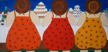 Gezellig schilderij Dikke Dames 3 op een rij

30 x 60 cm 
 beschikbaar voor biedingen