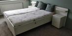 2 persoons AUPING bed - 160 x 200 cm, Huis en Inrichting, Slaapkamer | Bedden, 160 cm, Gebruikt, Wit, Hout