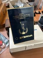 Vintage Eterna horloges reclame, Ophalen of Verzenden, Zo goed als nieuw, Reclamebord
