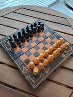 Schaak met backgammon set, Ophalen of Verzenden, Zo goed als nieuw