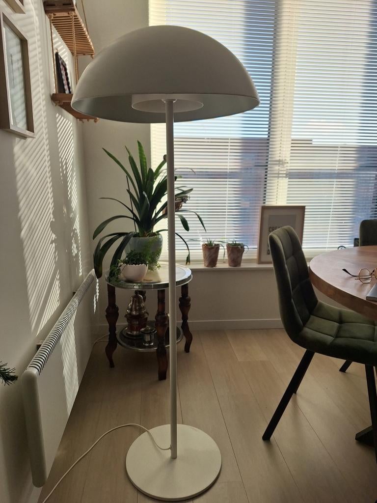 Vintage Ikea Vloerlamp met Dimmer, Huis en Inrichting, Lampen | Vloerlampen, Ophalen, Gebruikt, Vintage, Metaal