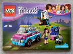 Lego Friends 41116 Olivia's Auto, Ophalen of Verzenden, Zo goed als nieuw, Complete set, Lego