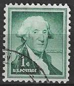 USA 1954 - Yvert 587 - George Washington (ST), Postzegels en Munten, Postzegels | Amerika, Verzenden, Gestempeld, Noord-Amerika