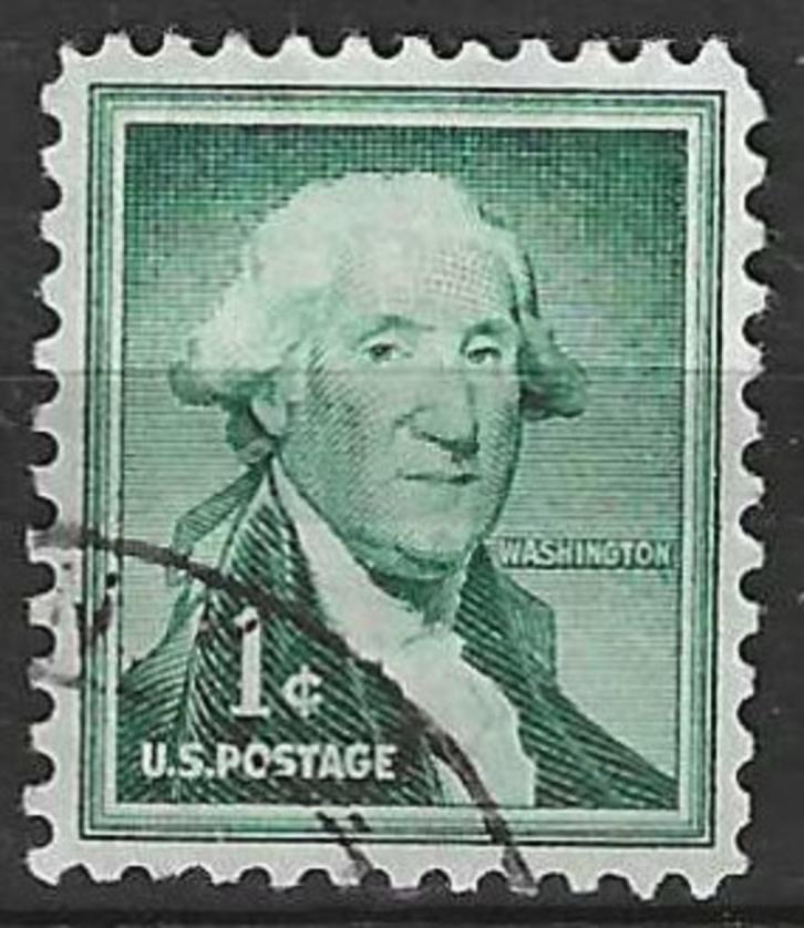 USA 1954 - Yvert 587 - George Washington (ST), Postzegels en Munten, Postzegels | Amerika, Gestempeld, Noord-Amerika, Verzenden