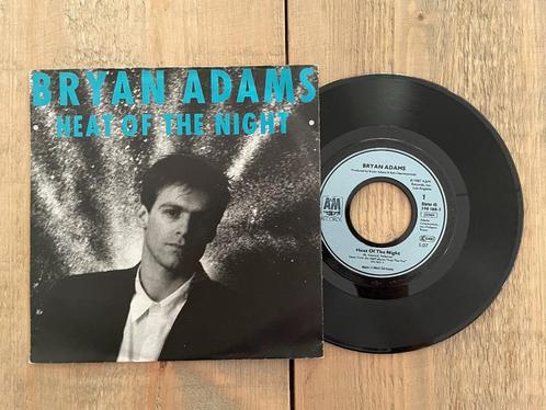 VINYL SINGLE Bryan Adams - Heat of the Night, Cd's en Dvd's, Vinyl Singles, Gebruikt, Single, Rock en Metal, 7 inch, Ophalen of Verzenden