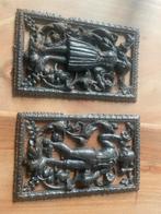 Gietijzeren panelen, 2 stuks, 19x12cm, Ophalen